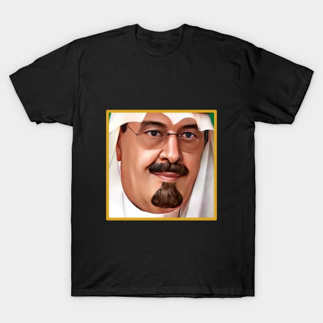King Abdullah of Saudi Arabia T-Shirt by omardakhane